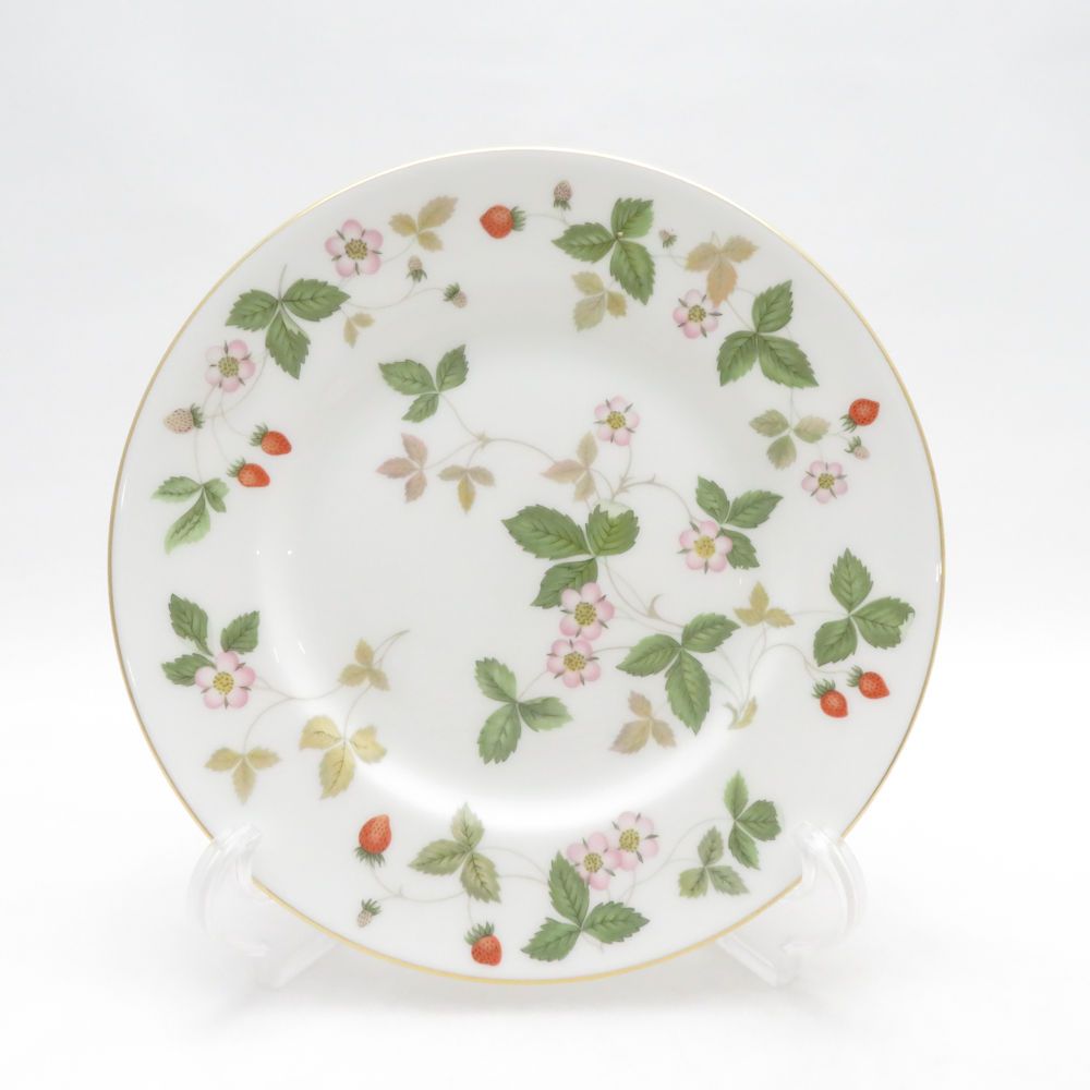 WEDGWOOD ウェッジウッド ワイルドストロベリー 中皿 3枚 18cmプレート