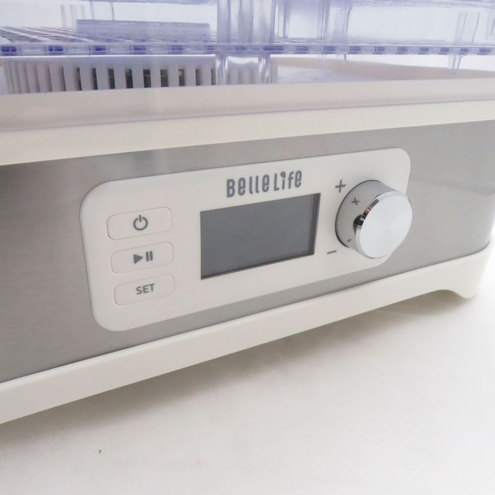 美品 BelleLife ベルライフ BLF-400LCD フードドライヤー 食品乾燥機 