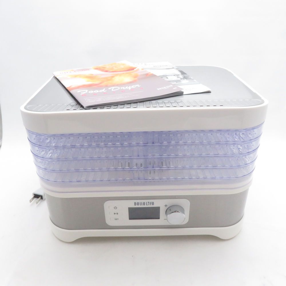 美品 BelleLife ベルライフ BLF-400LCD フードドライヤー 食品乾燥機