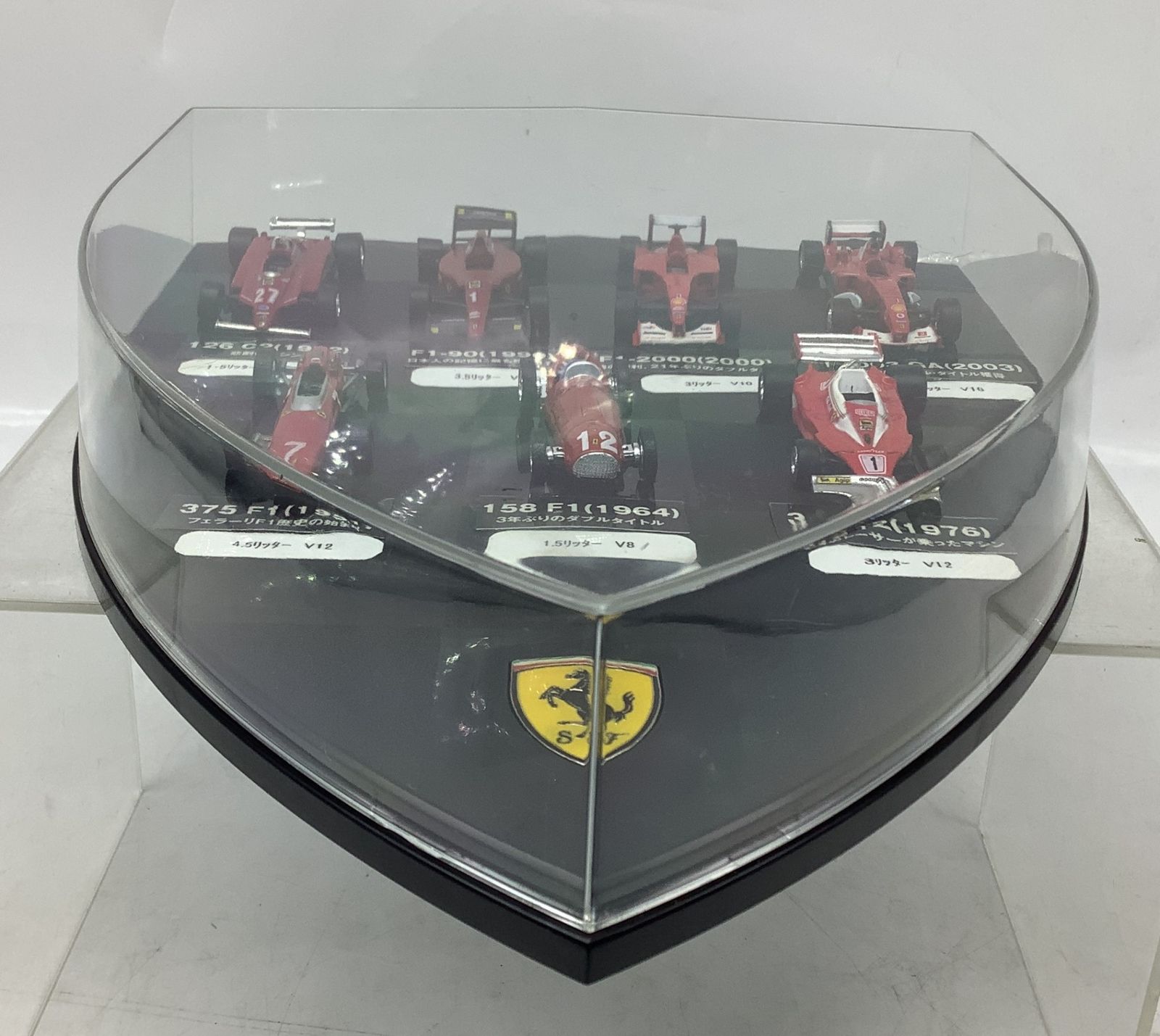 6315 Ferrari フェラーリ F1 ミニカー 7台セット エンブレム型