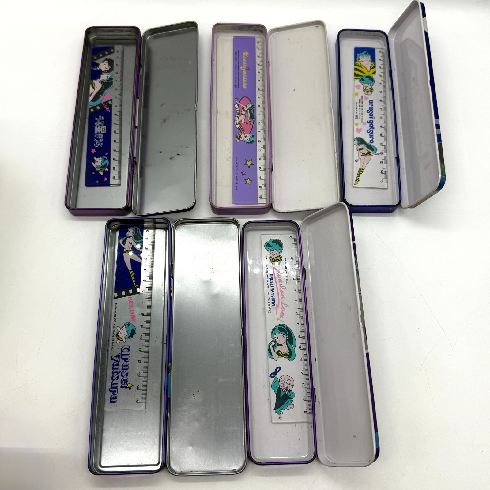 うる星やつら 19個 めぞん一刻 1個 缶ペンケース 筆箱 当時物 まとめ