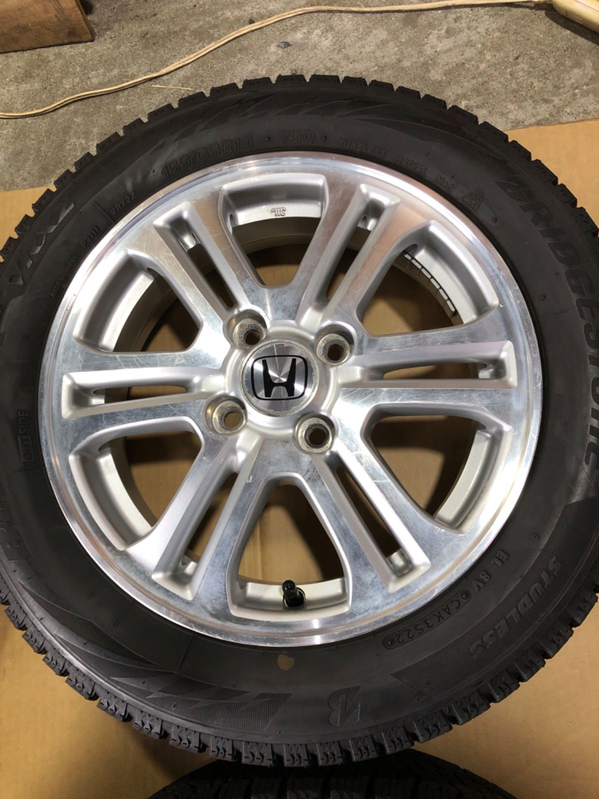 スタッドレス ホンダ 155/65R14 N-BOX N/ N-ONE N-WGN VRX2 2022年
