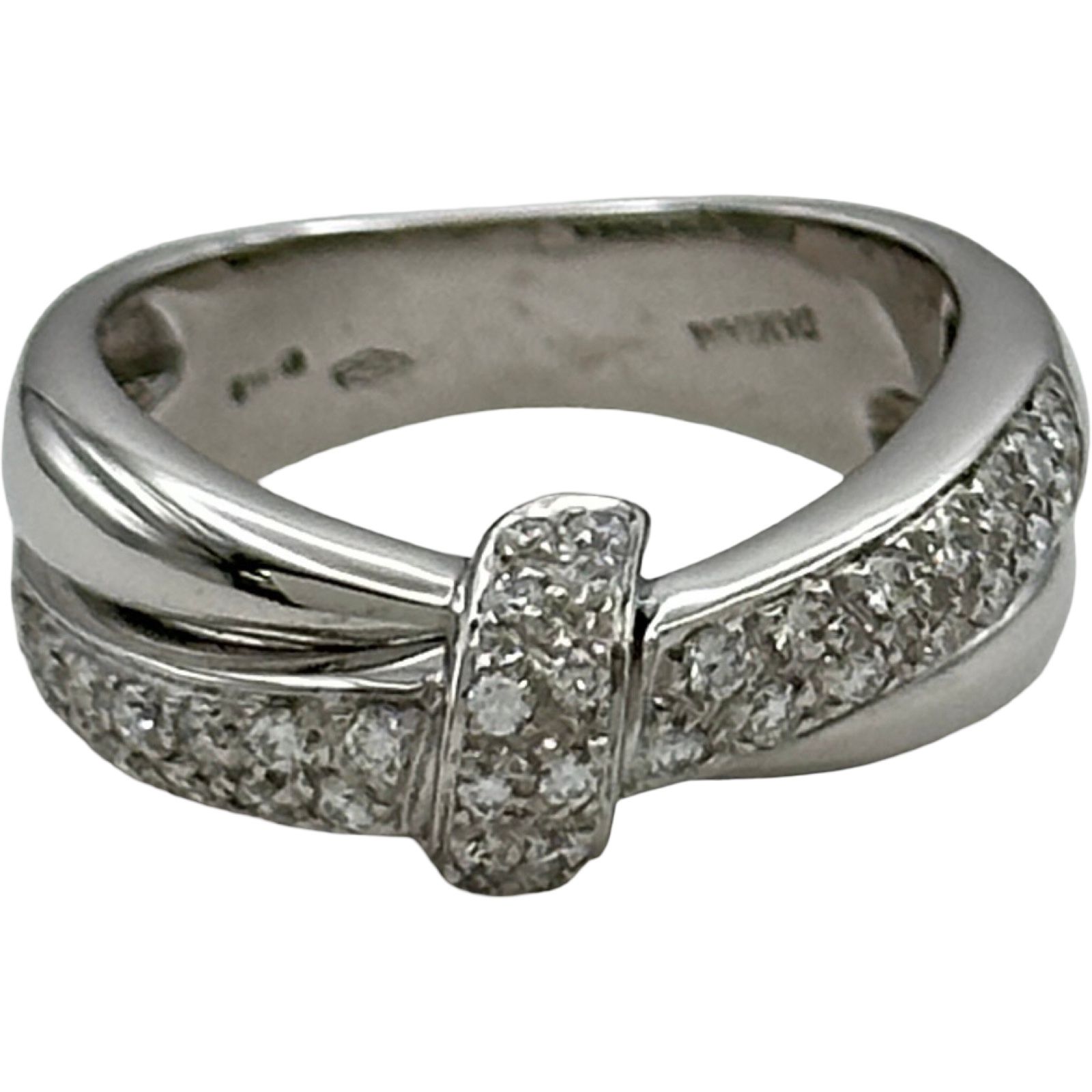 DAMIANI K18（750表記）リング ♯55（15号）使用歴あり ダミアーニ DAMIANI リング ホワイトゴールド 750 ダイヤモンド