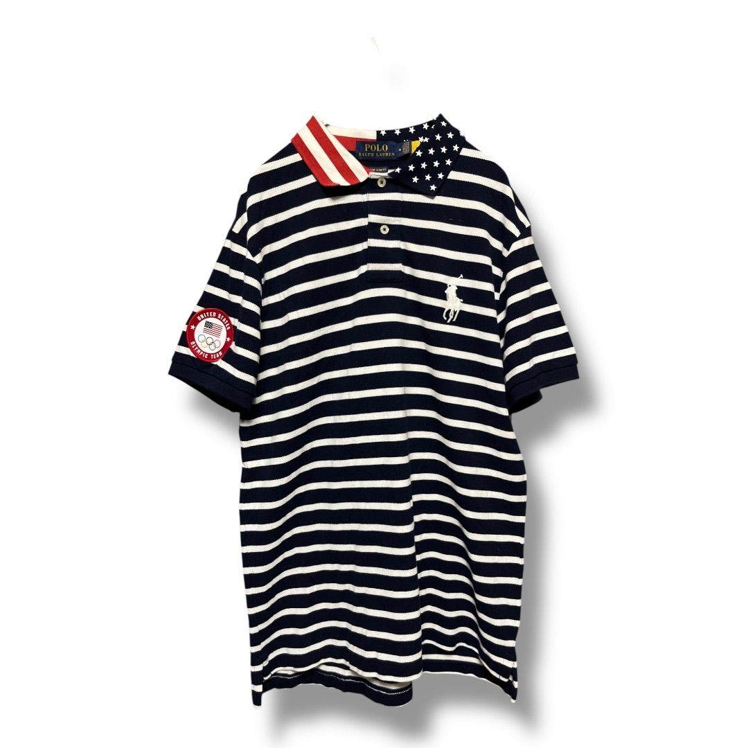 POLO RALPH LAUREN ポロラルフローレン ボーダー柄 ビッグポニー 半袖