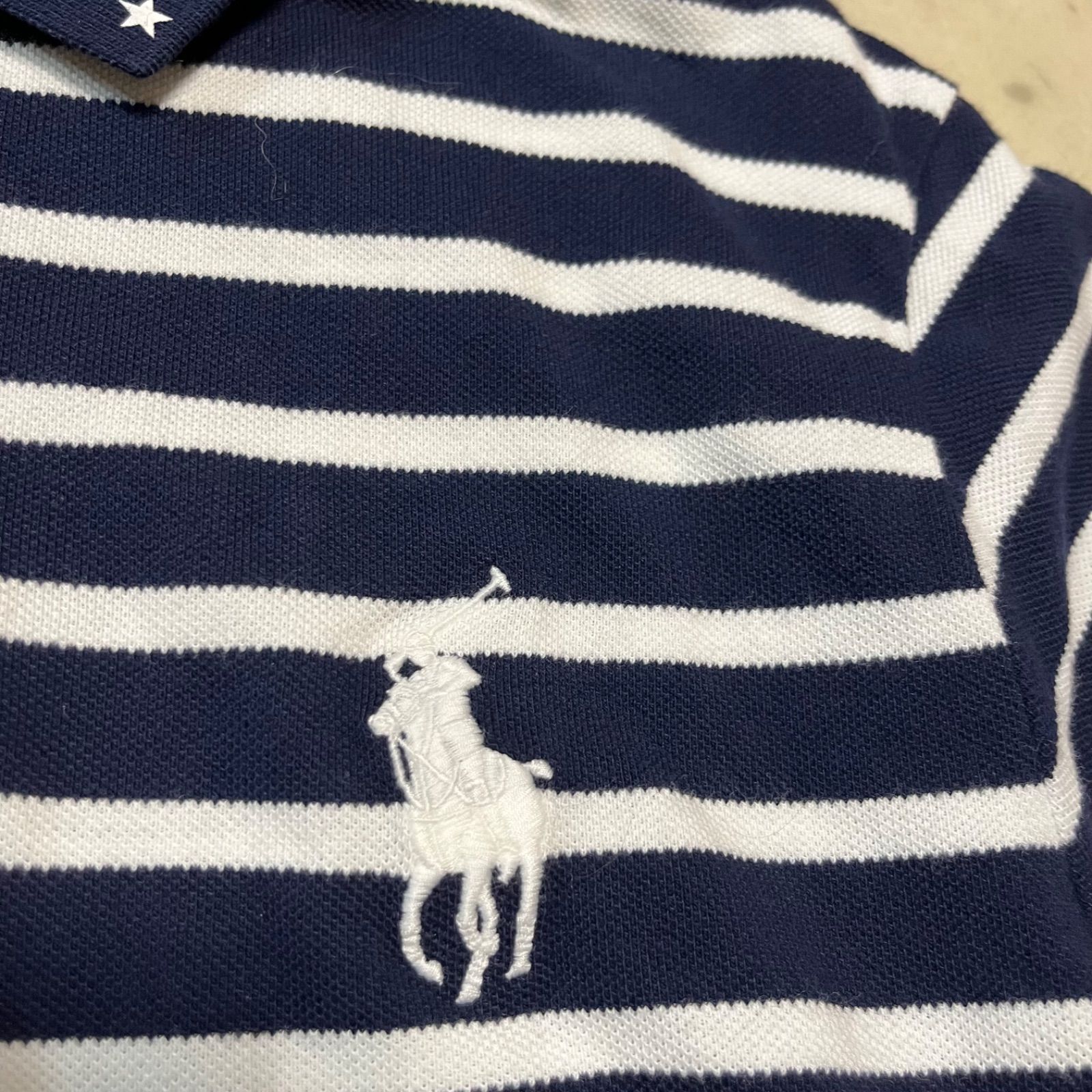 POLO RALPH LAUREN ポロラルフローレン ボーダー柄 ビッグポニー 半袖 