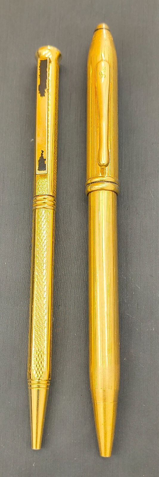 ☆​【現状品】CROSS ボールペン含む2本セット 筆記確認済み ゴールド