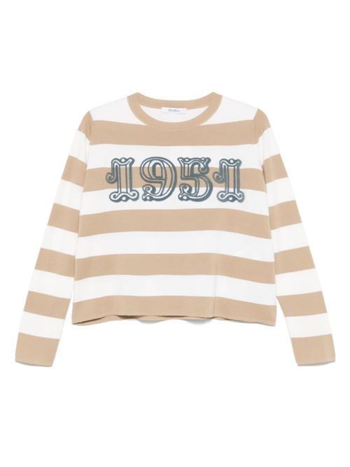 MAX MARA ウールストライプセーター 送料無料