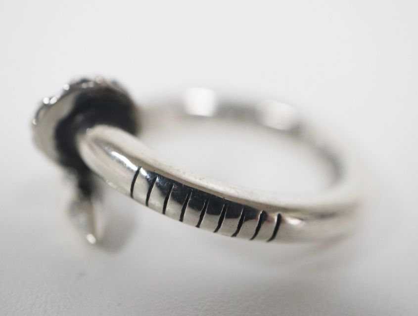 CHROME HEARTS クロムハーツ NAIL CRSBALL ネイル クロスボール リング