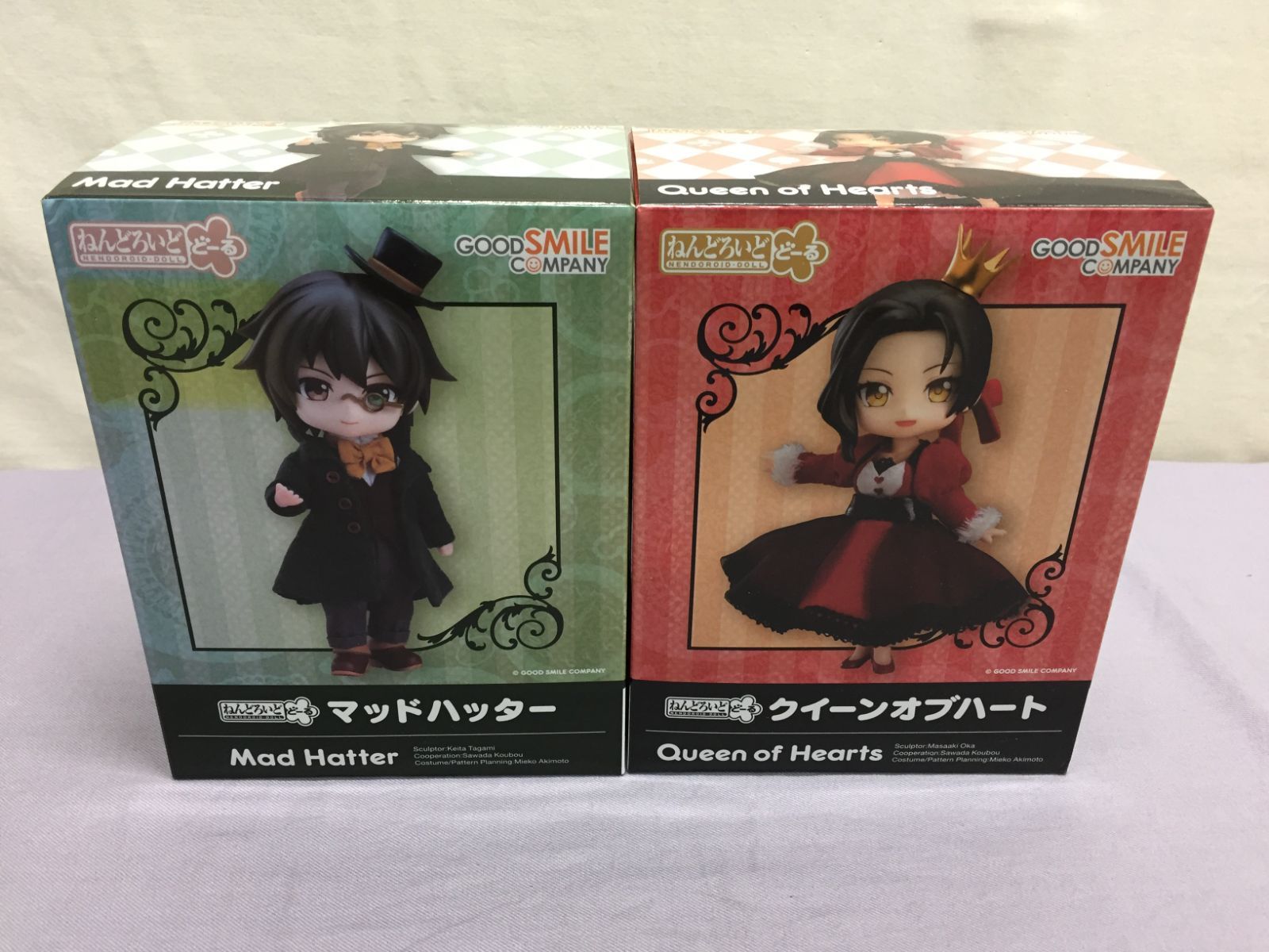 カメ】ねんどろいどどーる マッドハッター クイーンオブハート 2体