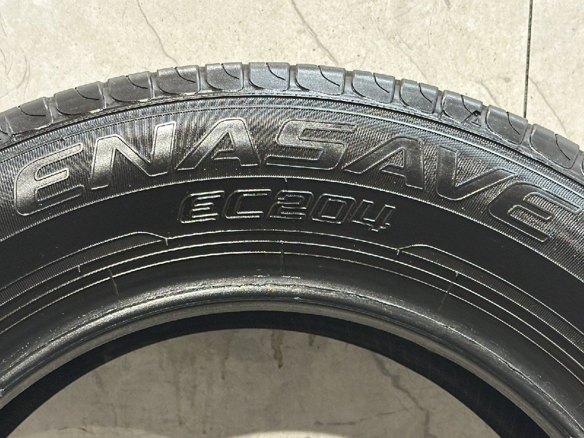 DUNLOP ENASAVE EC204 145/80R13 13インチ 夏タイヤ 1本 22年製 バリ溝