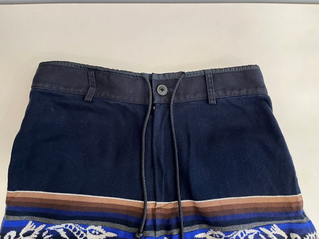 サカイ SACAI ネイティブ柄ニットパンツ ショートパンツ 16-00987M