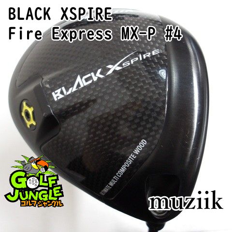 中古】ドライバー ムジーク BLACK XSPIRE Fire Express MX-P #4 R 10.5