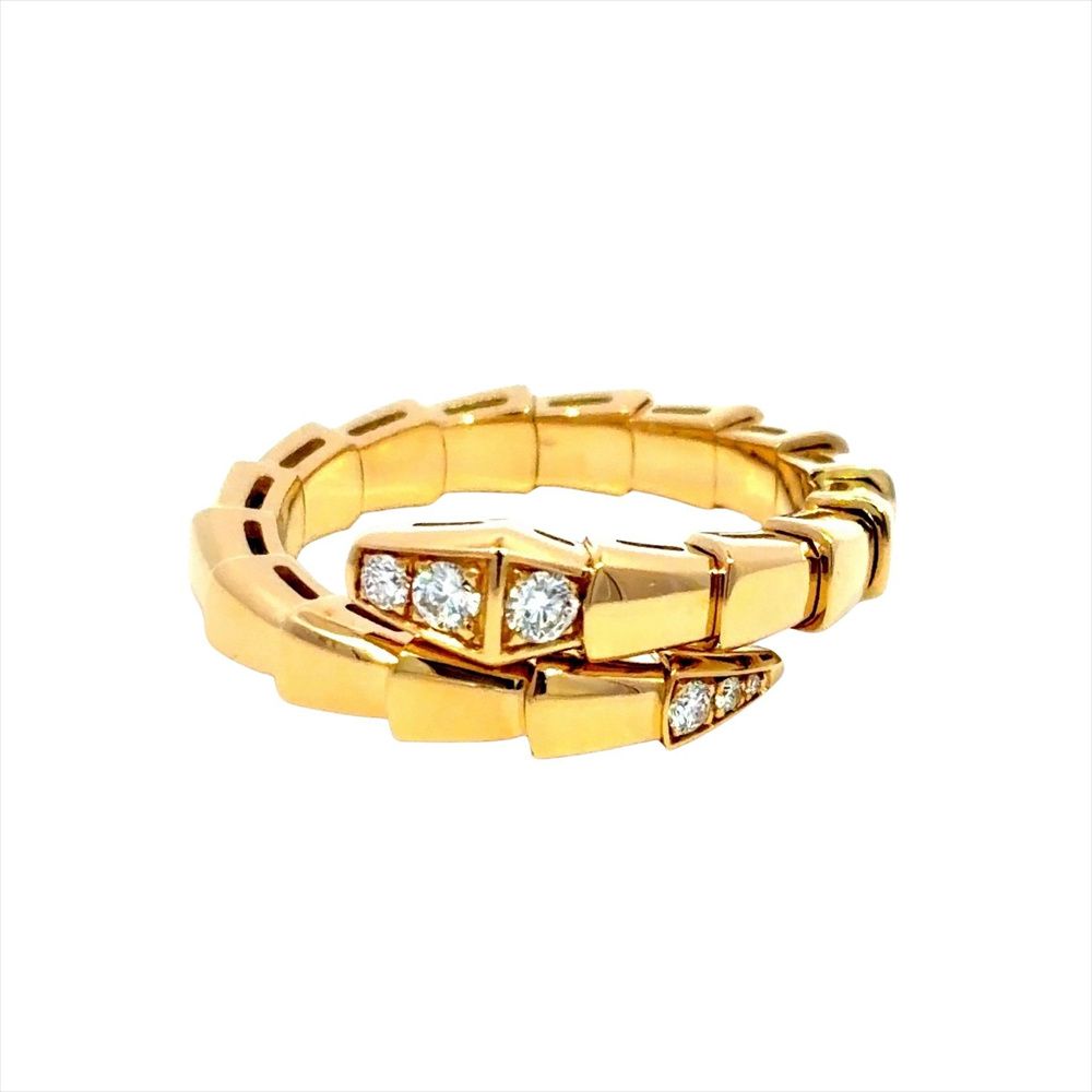 ブルガリ BVLGARI セルペンティ ヴァイパー リング 指輪 ダイヤモンド