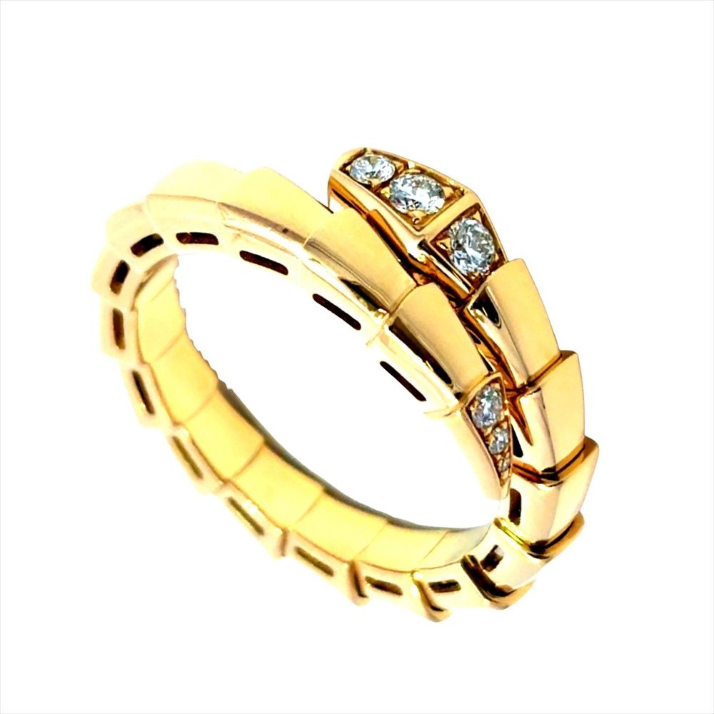 ブルガリ BVLGARI セルペンティ ヴァイパー リング 指輪 ダイヤモンド