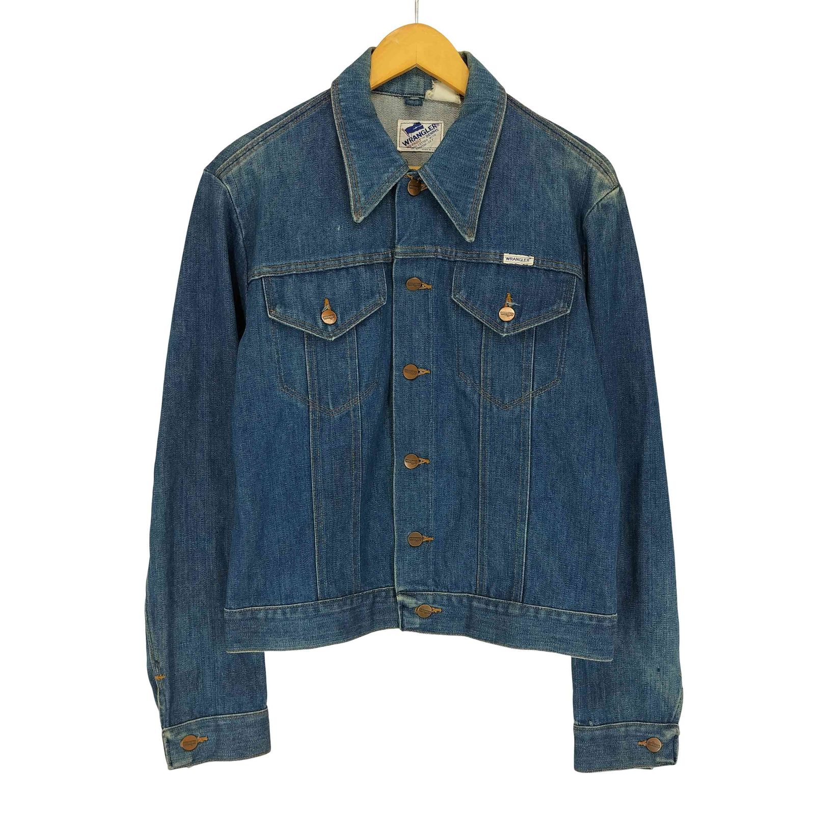 ラングラー Wrangler 70-80s NO-FAULT DENIMS フラッグ白タグ デニム