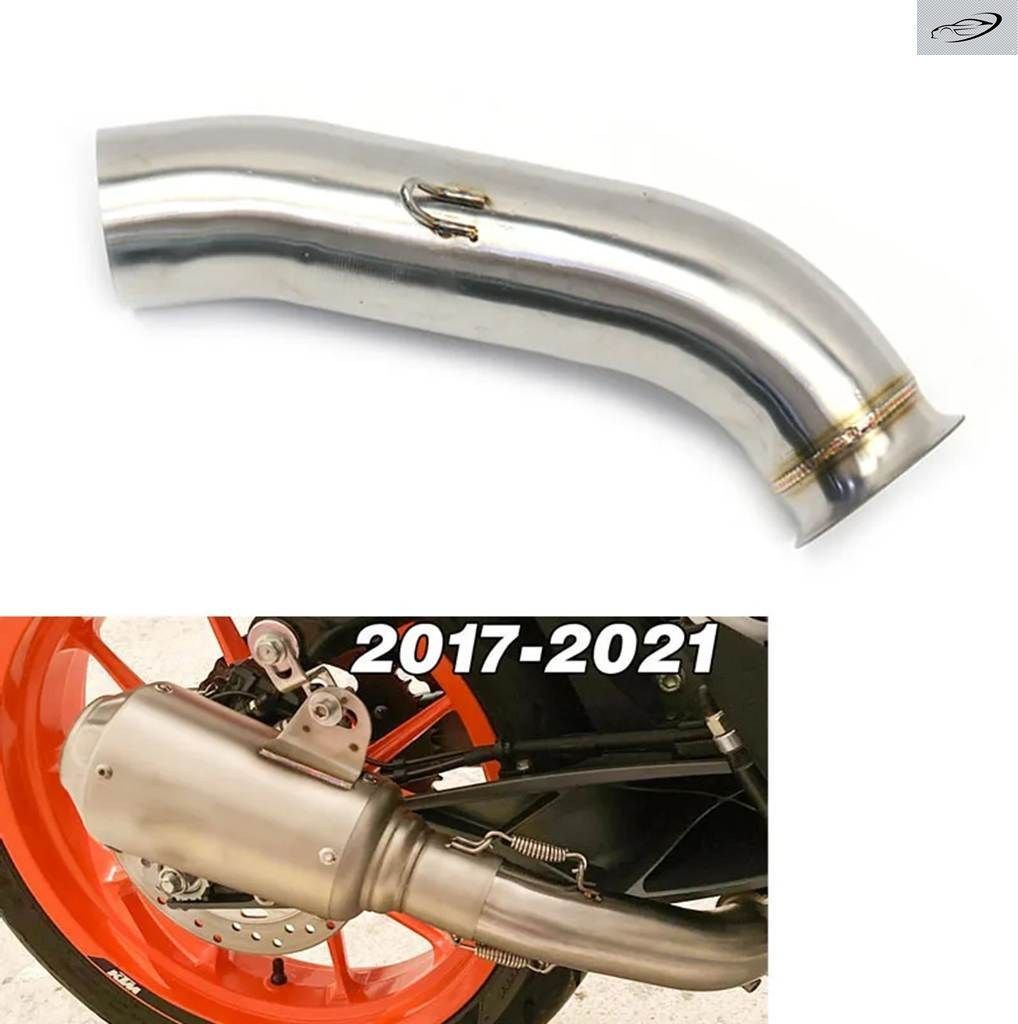 RC390 バイク 用 エキゾーストマフラー ミドルリンク パイプ 51MM