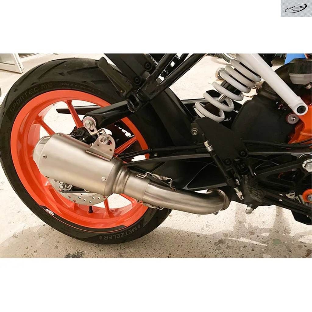 RC390 バイク 用 エキゾーストマフラー ミドルリンク パイプ 51MM
