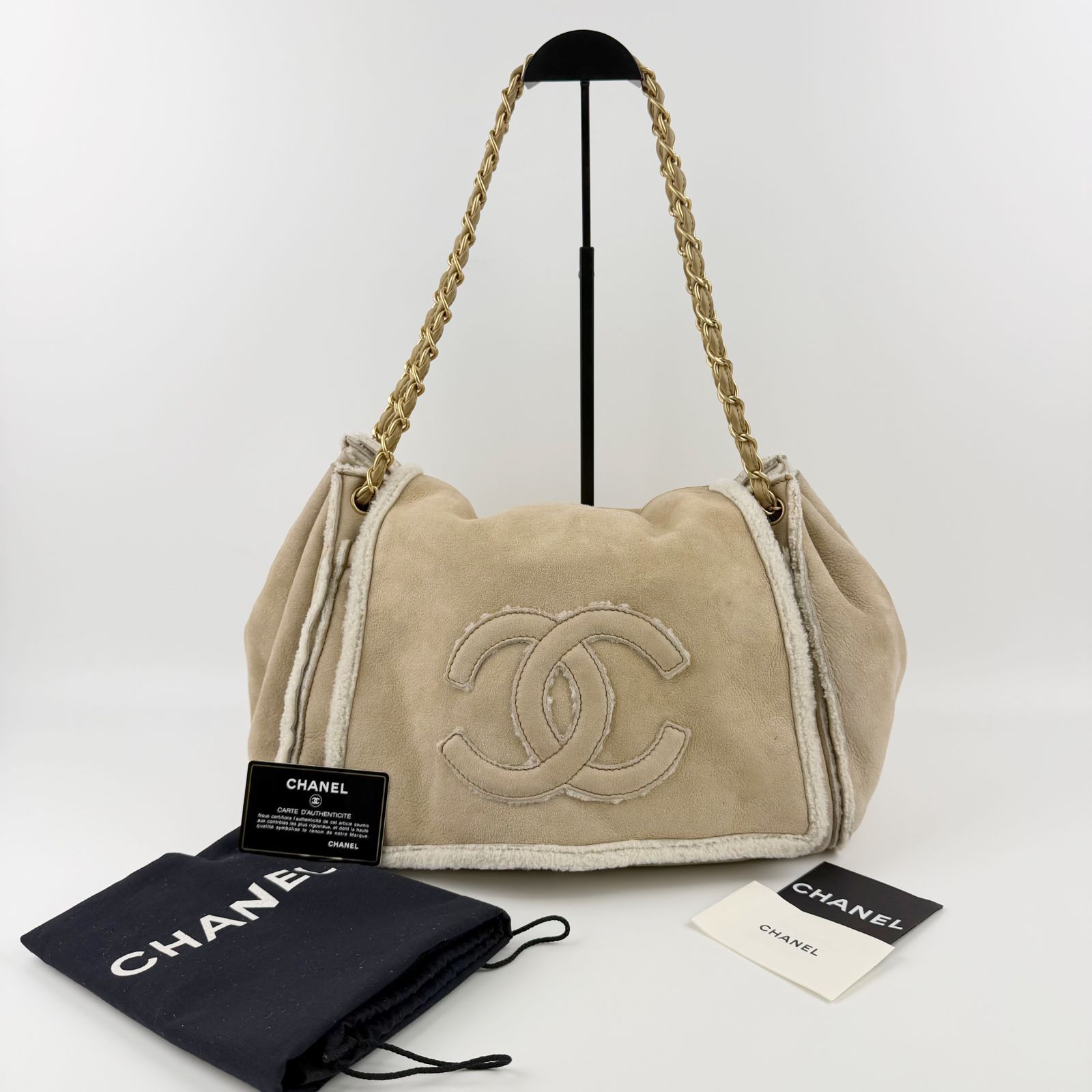 中古】CHANEL シャネル ココマーク チェーンショルダーバッグ