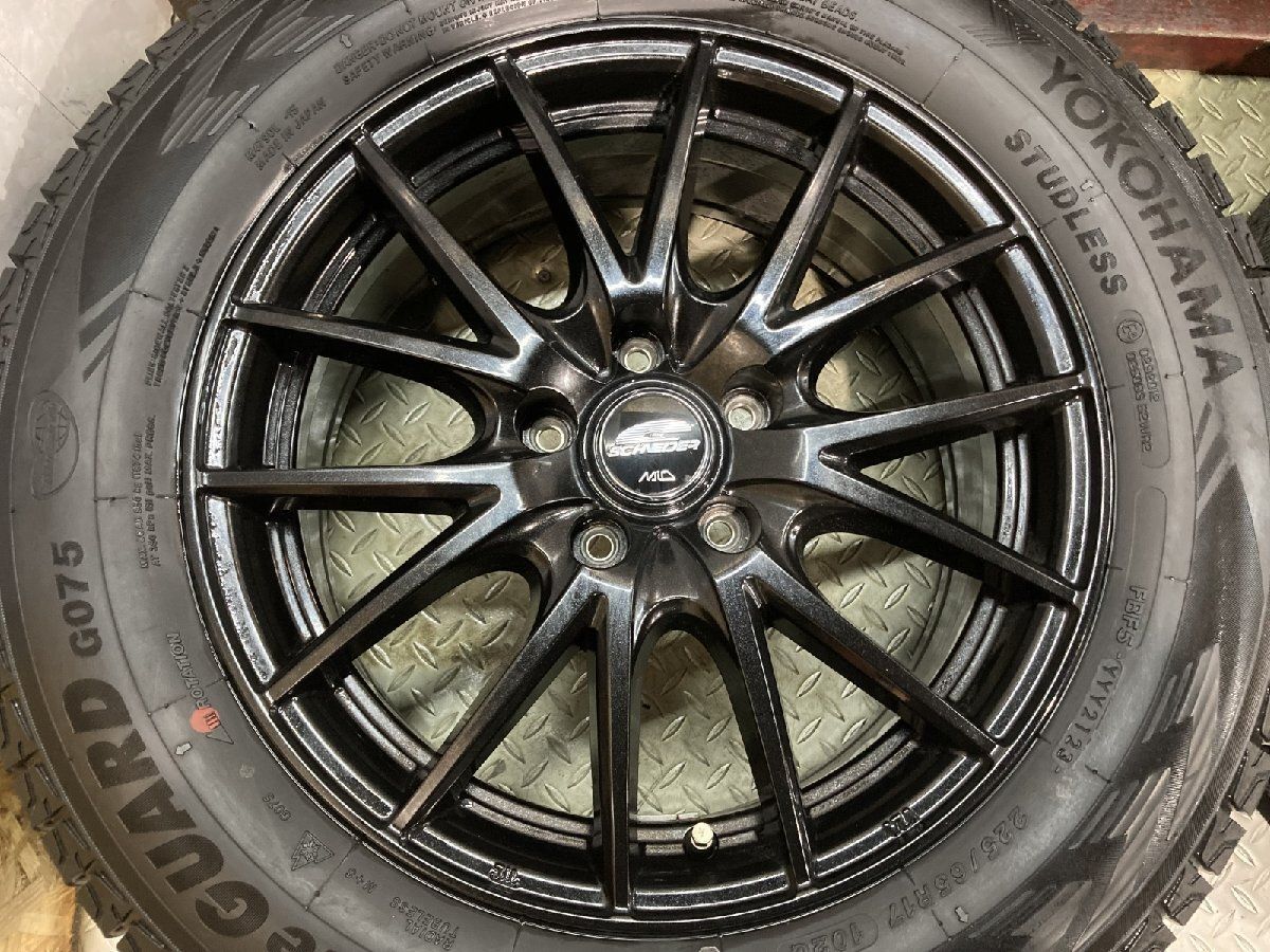 YK G075 225/65R17】スタッドレス【MiD SCHNEIDER 17インチ 7J5HPCD114 