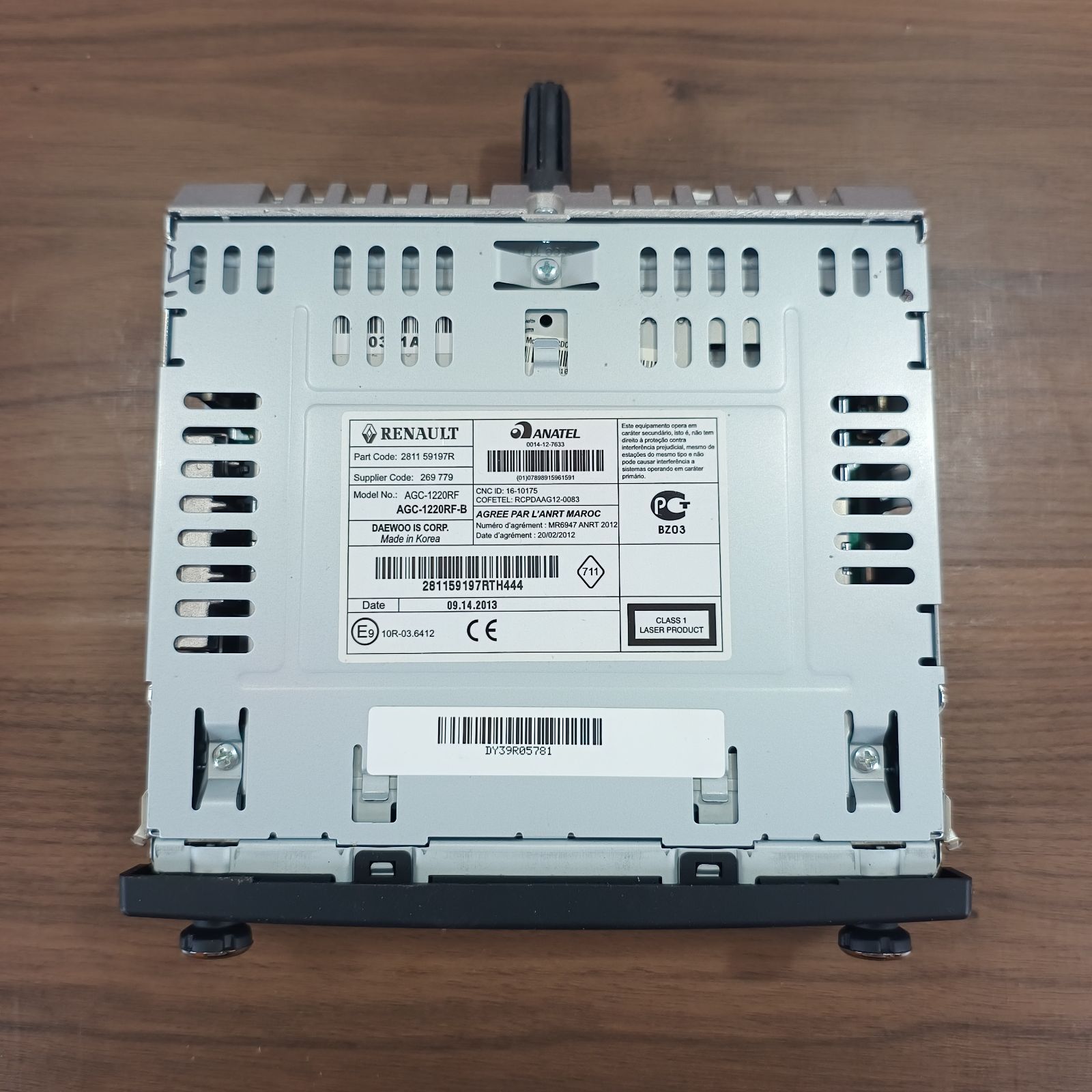 ルノー カングー2 純正オーディオ AGC-1220RF Bluetooth MP3プレーヤー