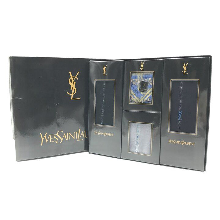 未使用保管品 YVES SAINT LAURENT イヴサンローラン 靴下 ハンカチ