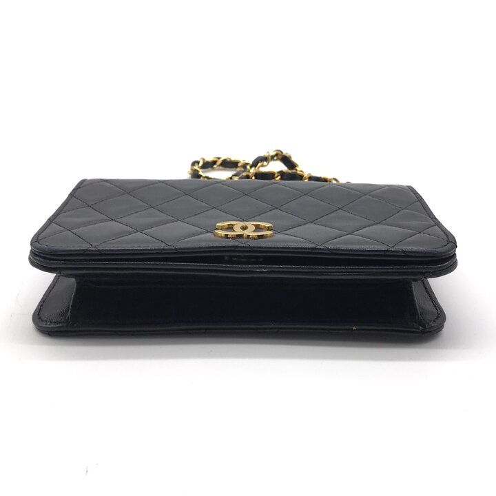 良品 CHANEL シャネル ミニ マトラッセ ココマーク チェーン