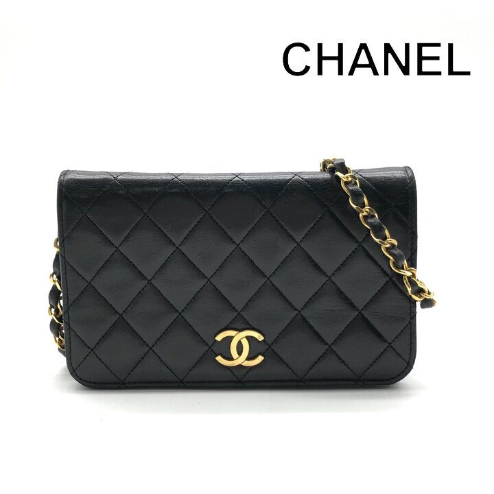 良品 CHANEL シャネル ミニ マトラッセ ココマーク チェーン