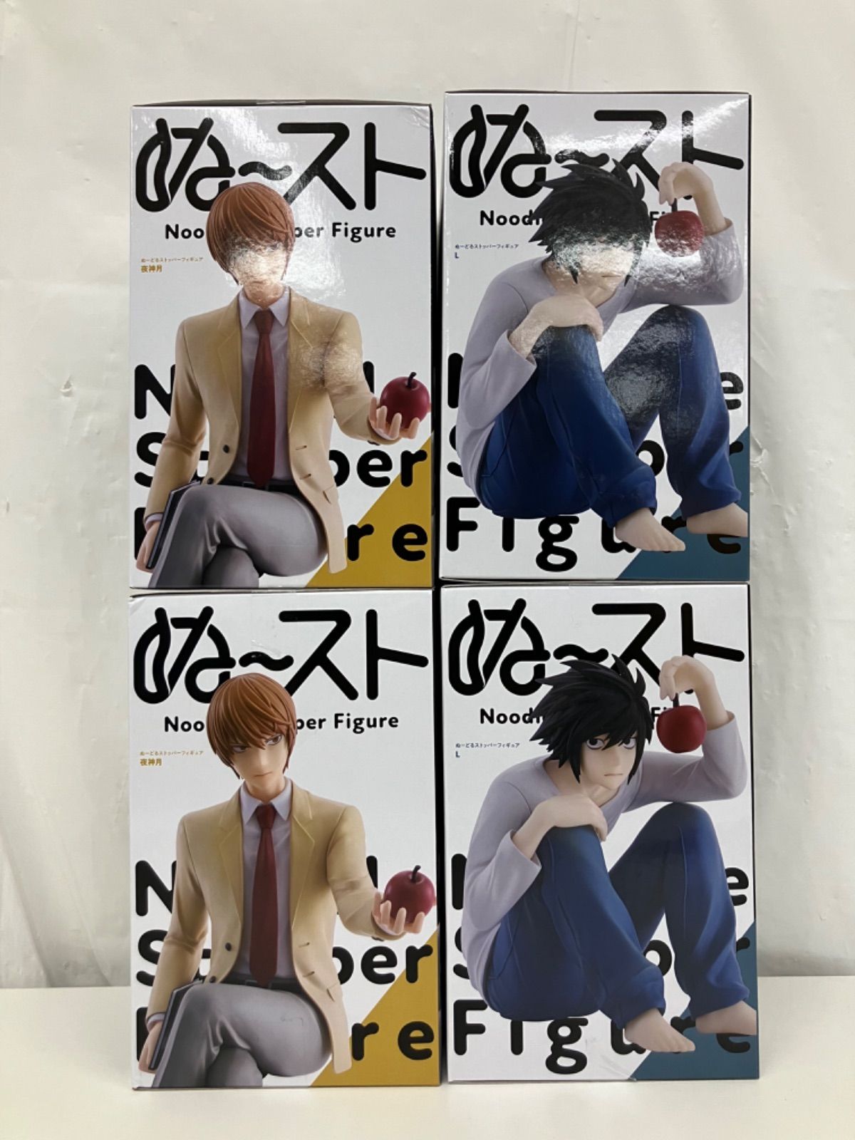 未開封 デスノート ぬーどるストッパー フィギュア 夜神月 L 2種 4個