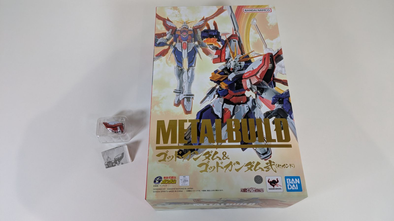 新品 L BUILD ゴッドガンダム ＆ ゴッドガンダム弐 （セカンド） METAL