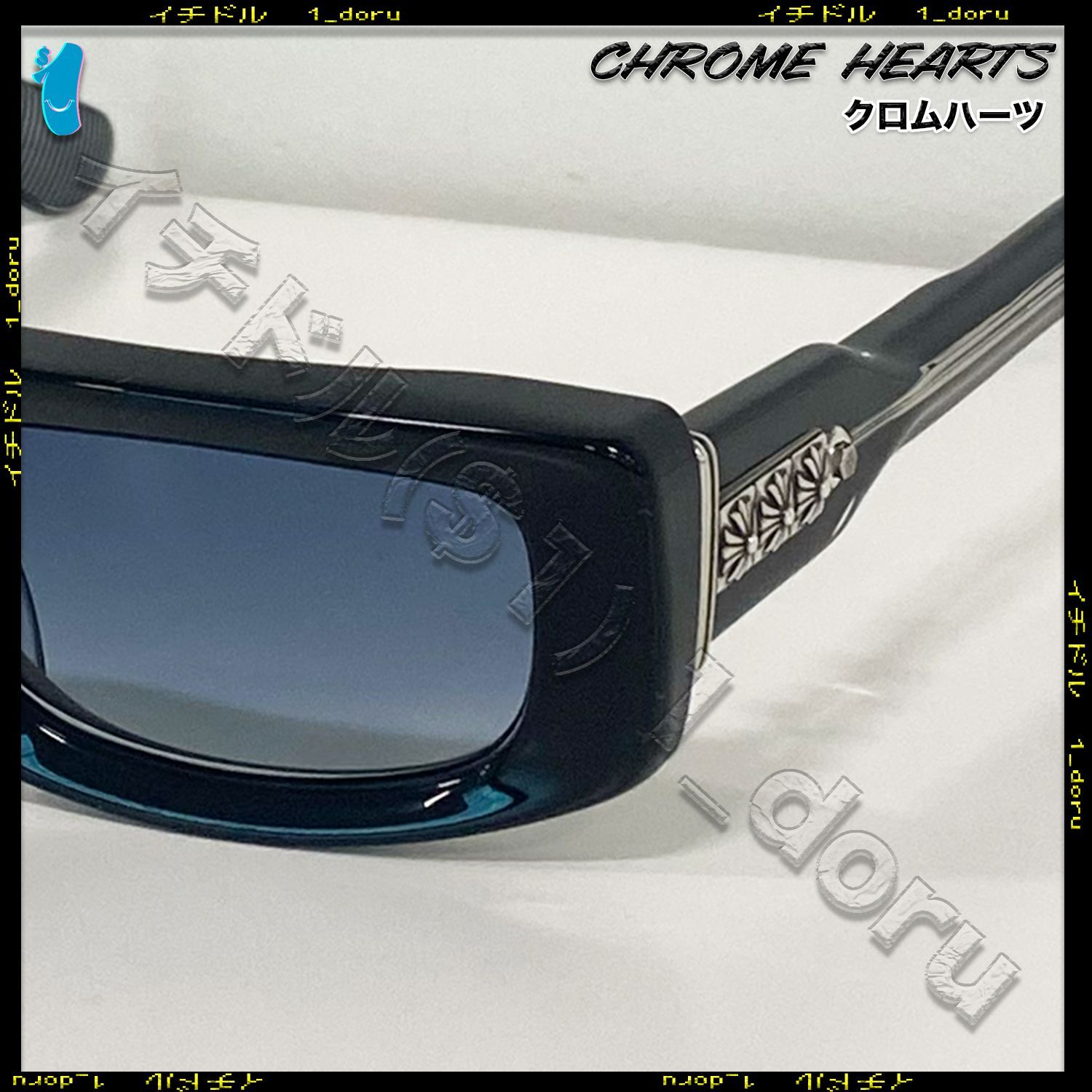 Chrome Hearts zelda サングラスシルバー Chrome Hearts Zelda Black Silver Sunglasses ゼルダ サングラス