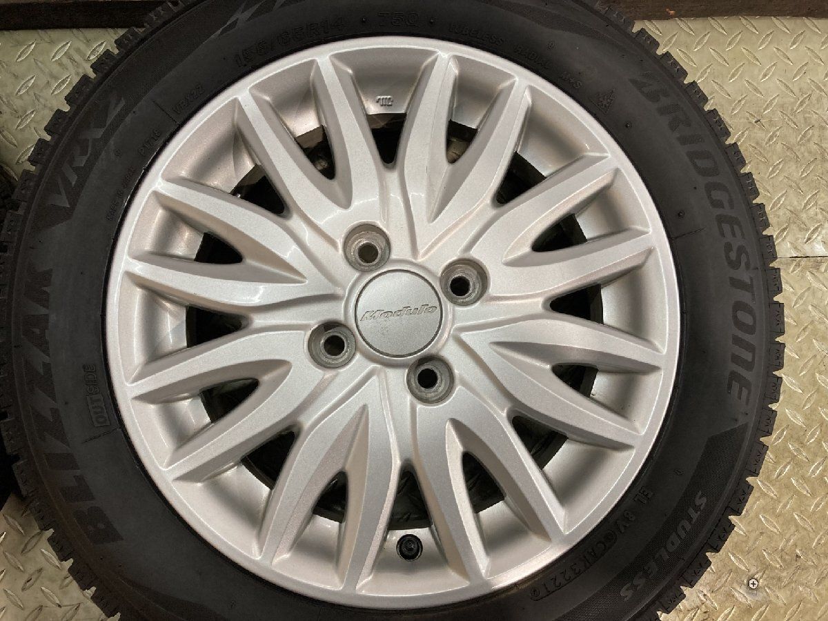 BS BLIZZAK VRX2 155/65R14】スタッドレス【HONDA モデューロ N-BOX