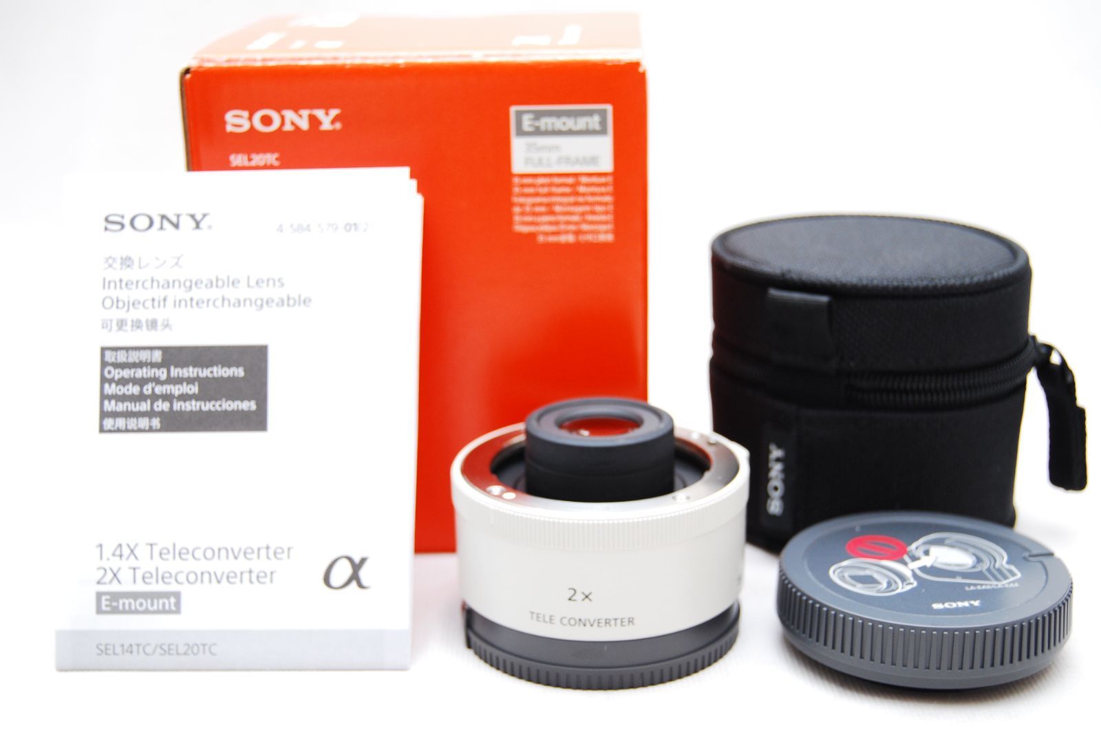 ★美品　SONY　コンバーターレンズ フルサイズ 2.0X テレコンバーター　SONY　★