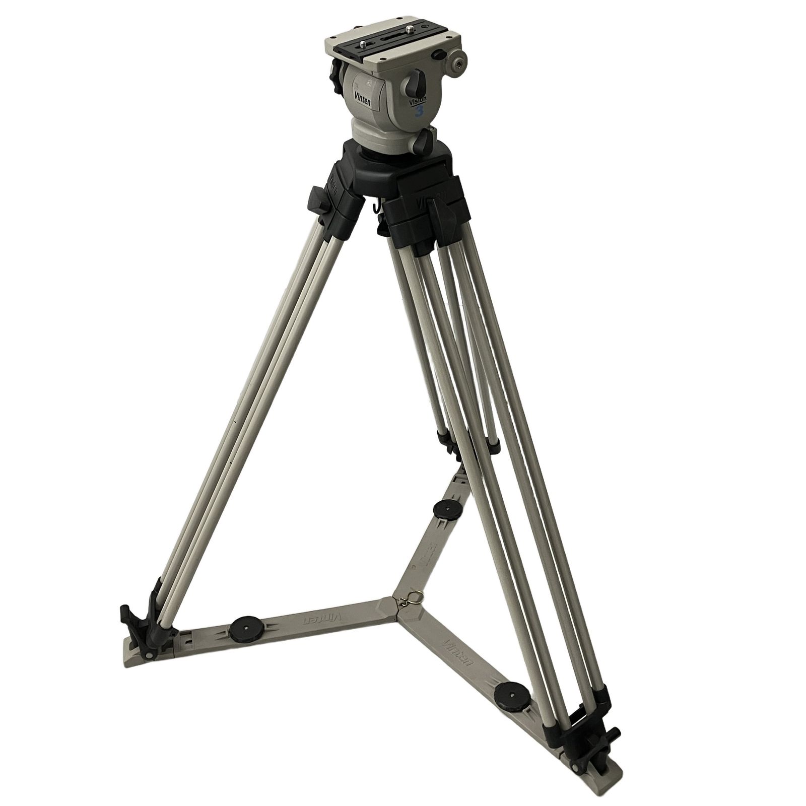 Vinten ヴィンテン Vision3 業務用 カメラ 三脚 カーボン VINTEN VISION3 カメラ機材 放送用 業務用 三脚 2段 ヴィンテン 中古
