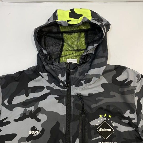 中古】F.C.Real Bristol CAMOFLAGE PRACTICE JACKET M FCRB-170007