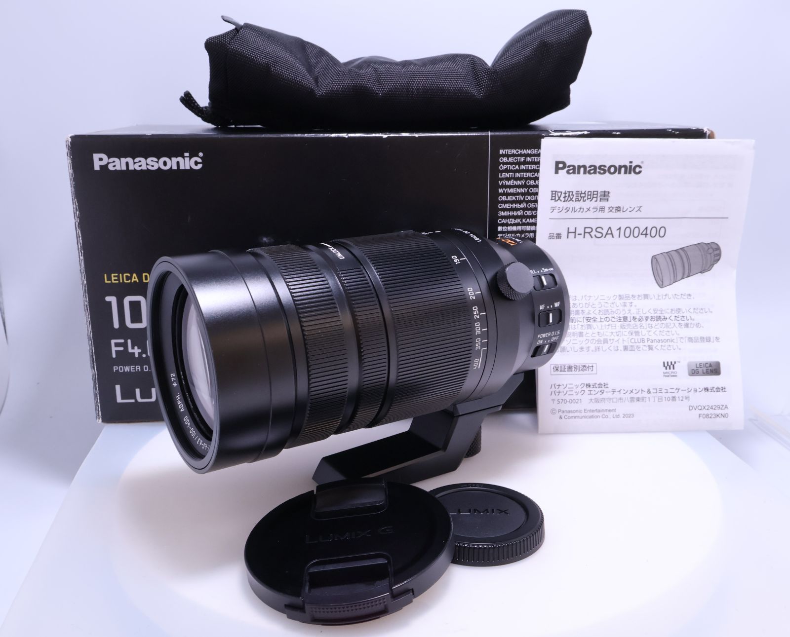 美品】Panasonic H-RSA100400 (LEICA DG VARIO-ELMAR 100-400mm F4.0