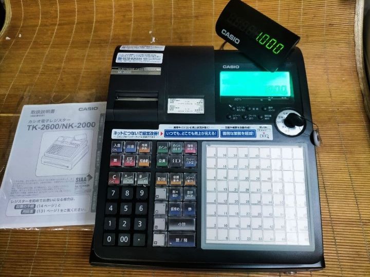 カシオレジスター TK-2600/NK2000 設定無料 高性能 551100 - メルカリ