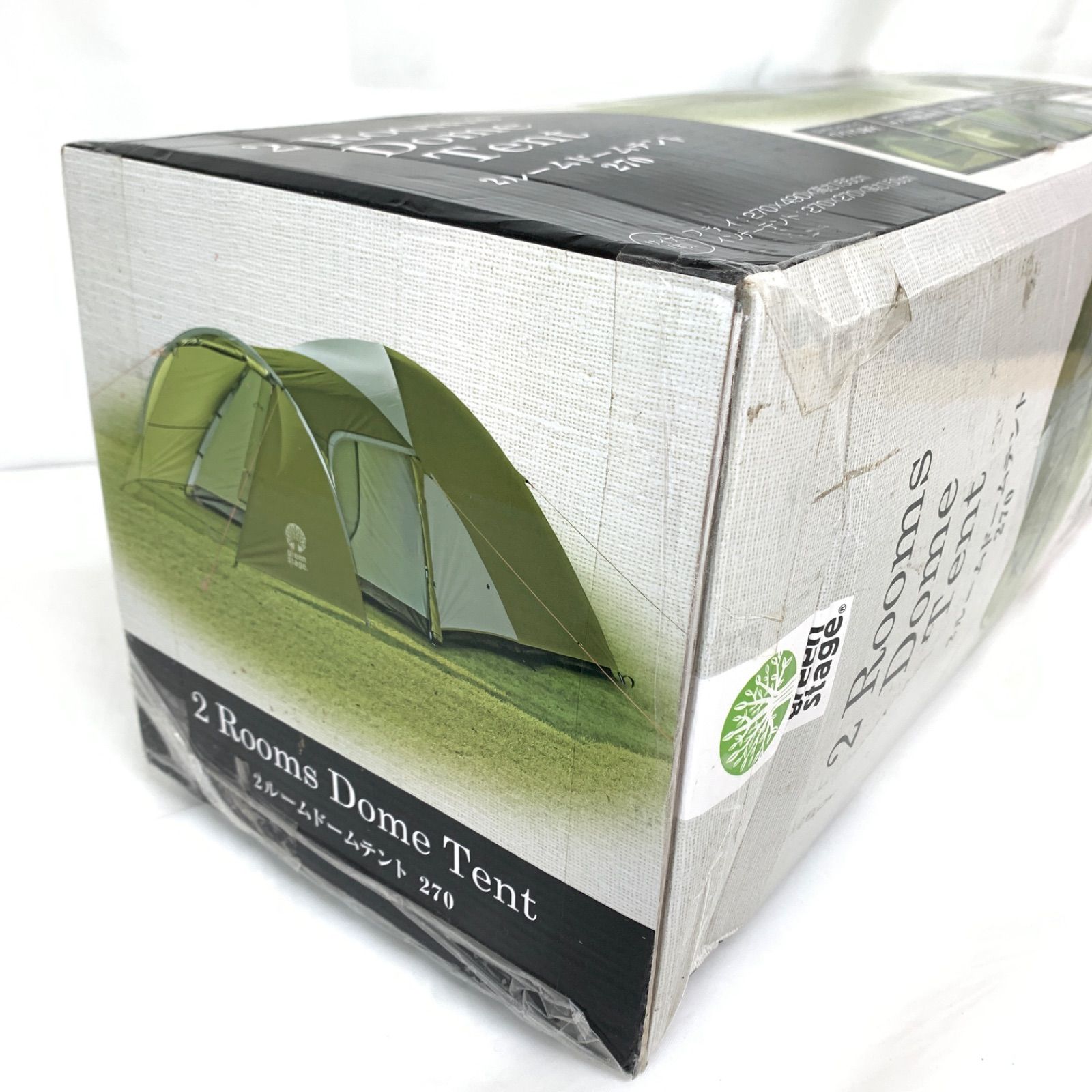 未開封品】2ルームドームテント 270 green stage 5〜6人用 M80702-2