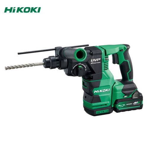 新品 ハイコーキ 28mm コードレスロータリハンマドリル DH3628DA (2XPZ) アグレッシブグリーン DIY用具 36V マルチボルト 電池2個・急速充電器・ケース付