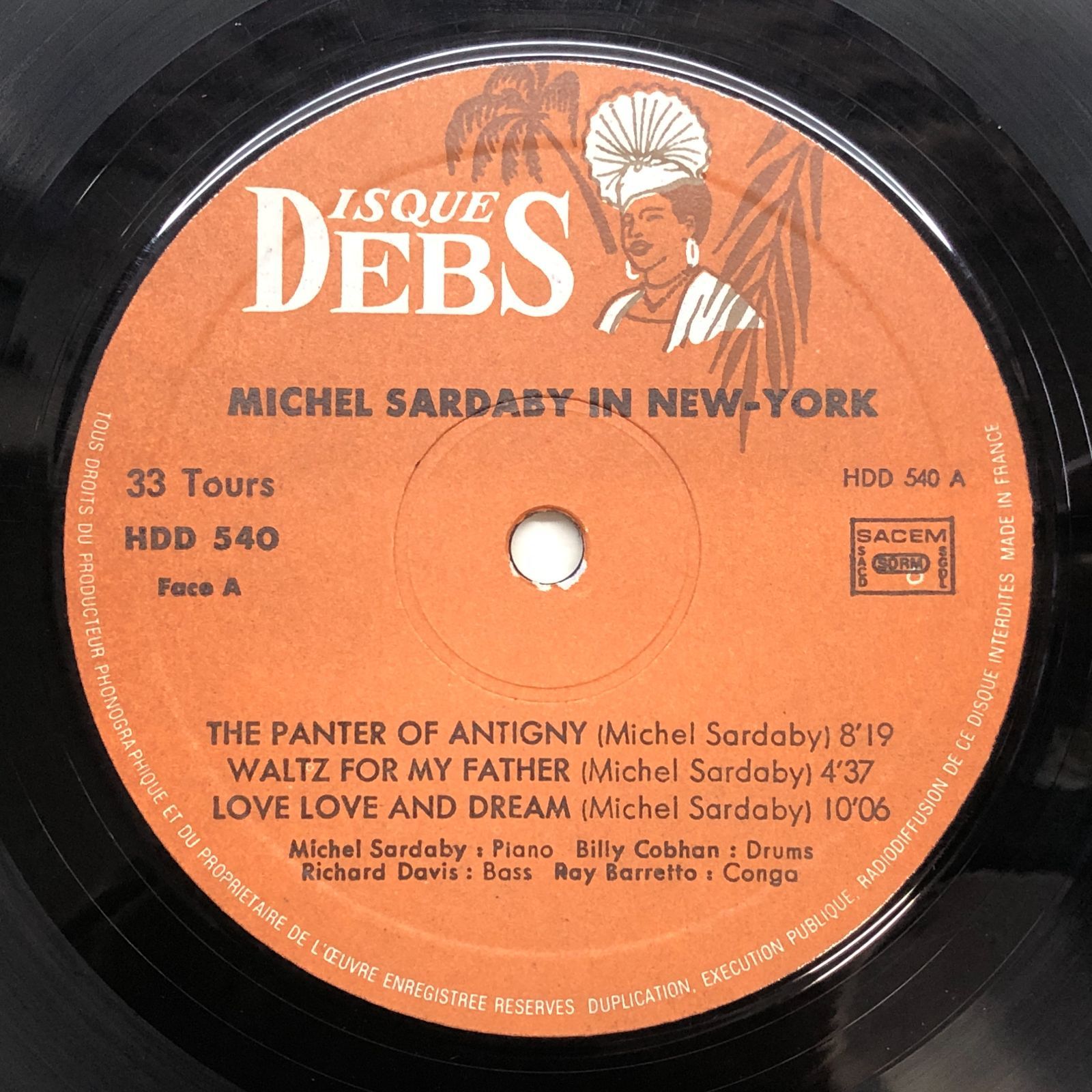 洋楽 IN NEW YORK/MICHEL SARDABY HDD 540 LP ◇[N]LP IN NEW YORK/MICHEL SARDABY HDD 540 - メルカリ
