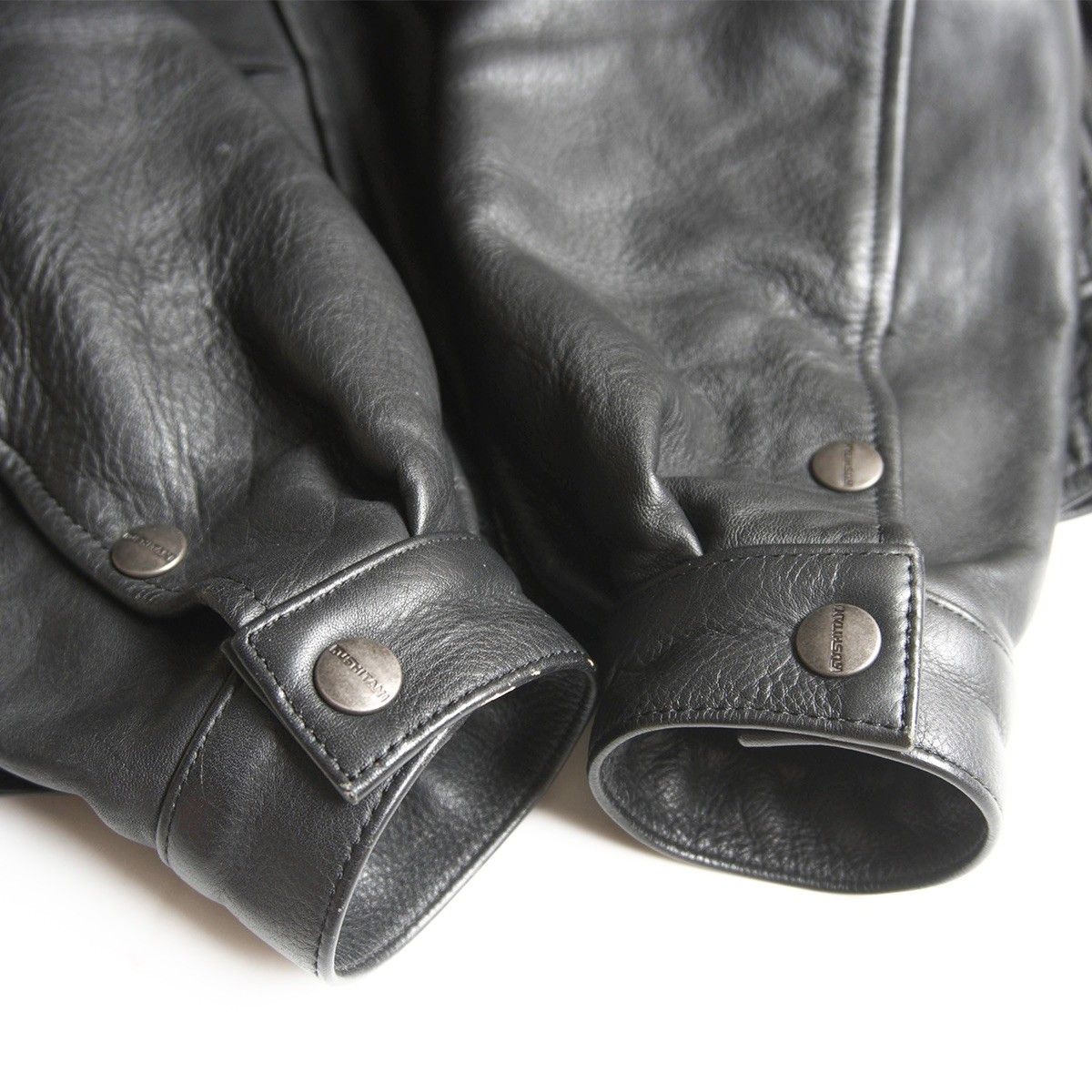 美品】KUSHITANI【レザー シングルライダース ジャケット】L ブラック