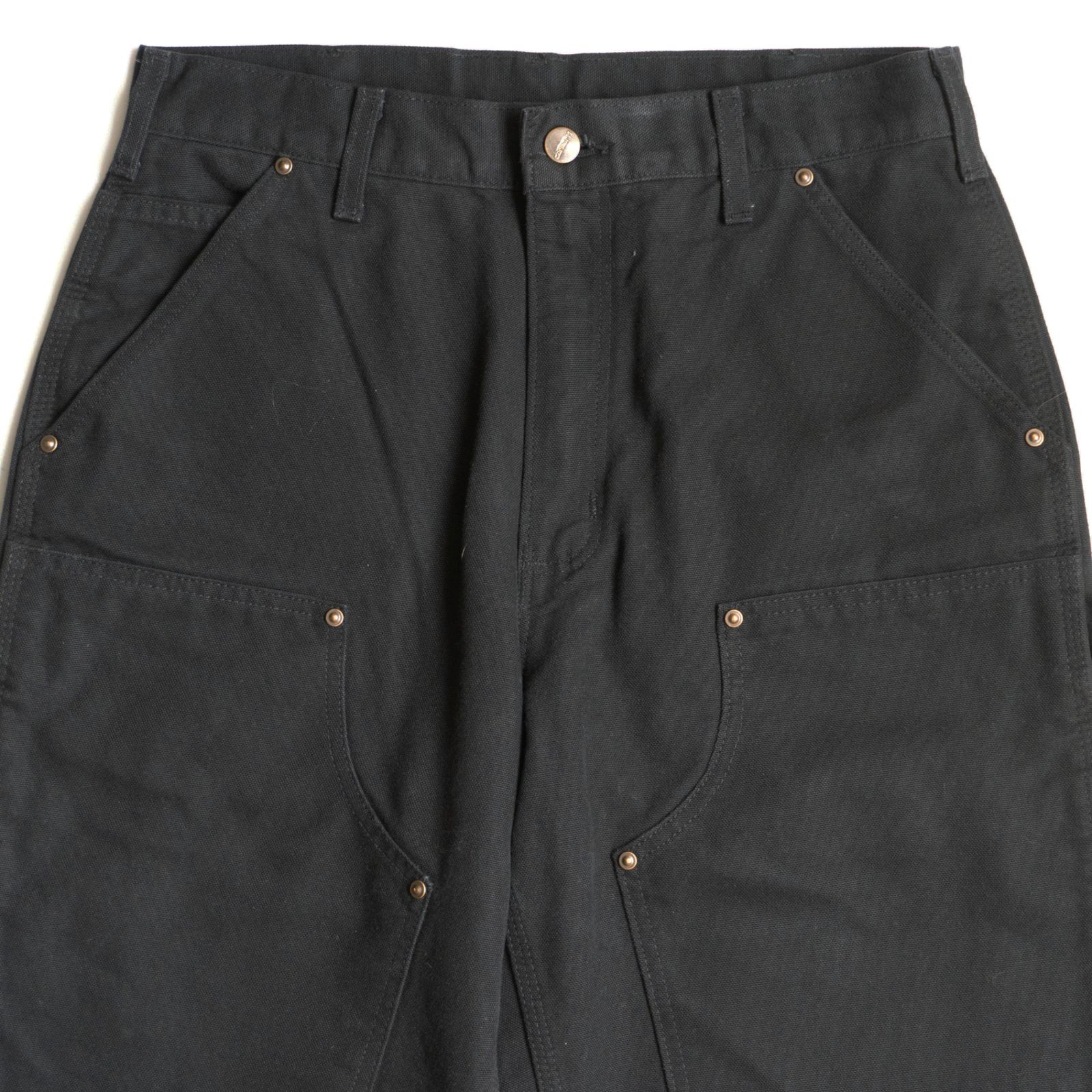 美品】Carhartt【USA製 ダブルニー ペインターパンツ】32×30 ブラック