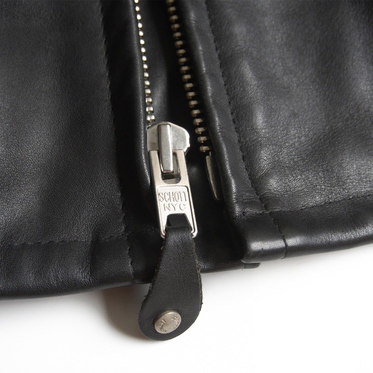 美品/ビッグサイズ】SCHOTT【141/シングルライダースジャケット】48