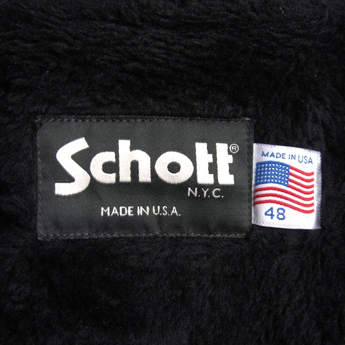 美品/ビッグサイズ】SCHOTT【141/シングルライダースジャケット】48