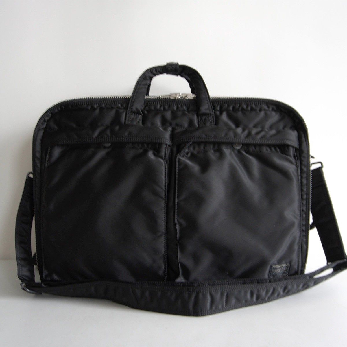 極美品 ポーター タンカー ブリーフケース リュック 2層 黒 ナイロン A4 美品】PORTER 【タンカー 2層式 3WAY ブリーフケース】ポーター