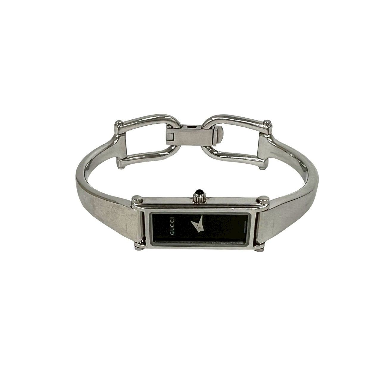 稼働品 極 美品 ケース付き GUCCI グッチ 1500L バングルウォッチ