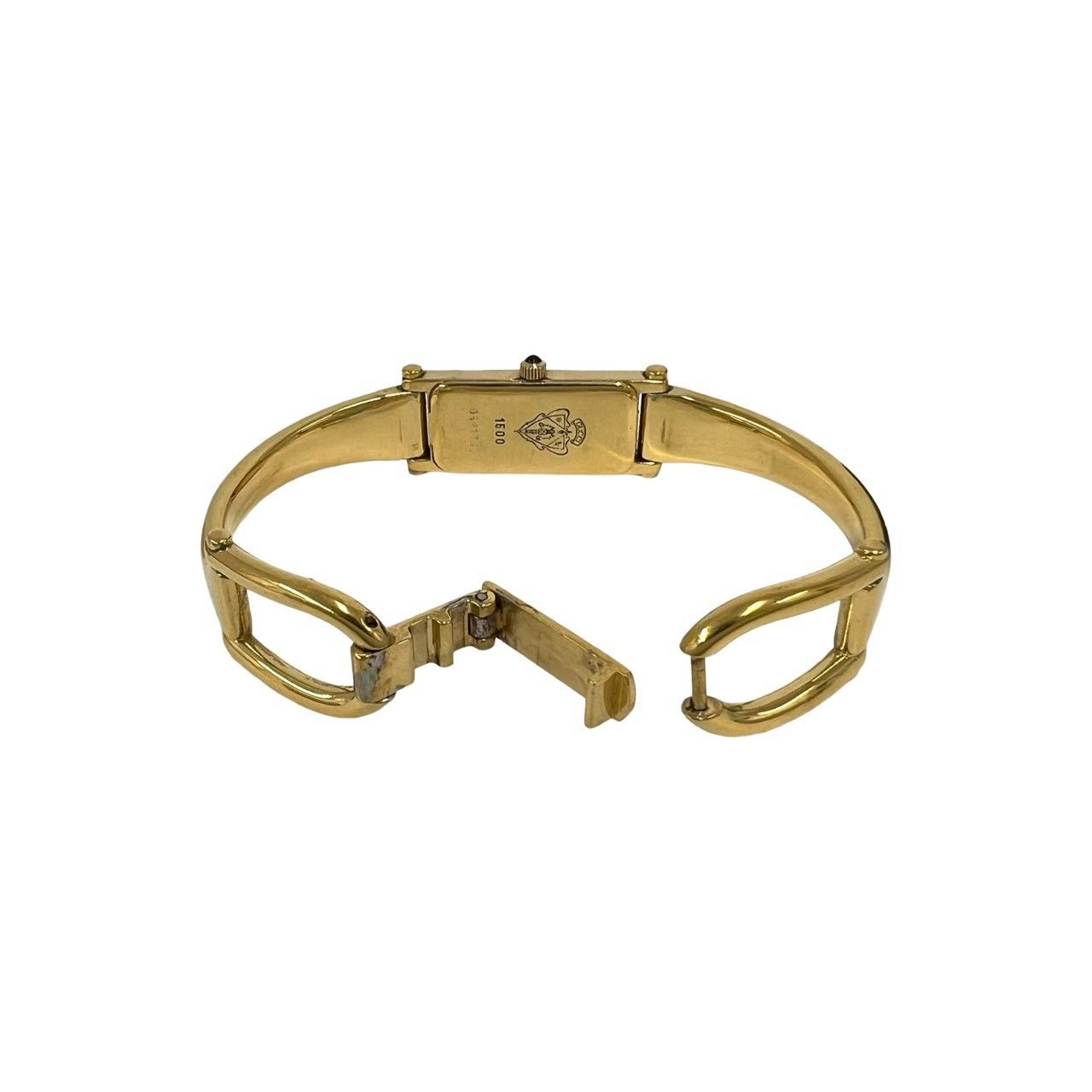 稼働品 極 美品 ケース付き GUCCI グッチ 1500 バングルウォッチ GP
