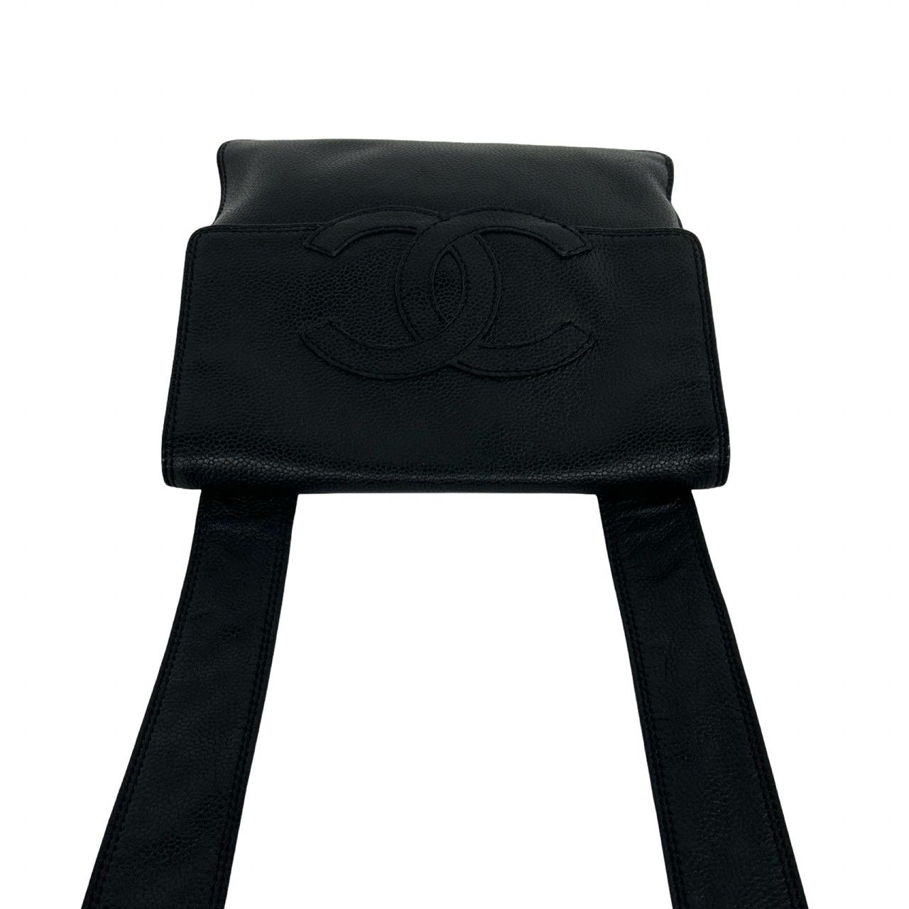 【極美品 Gカード】シャネル ウエストポーチ ショルダーバッグ シリアルシール 極 美品 カード シール有 5番台 CHANEL シャネル ココマーク キャビア