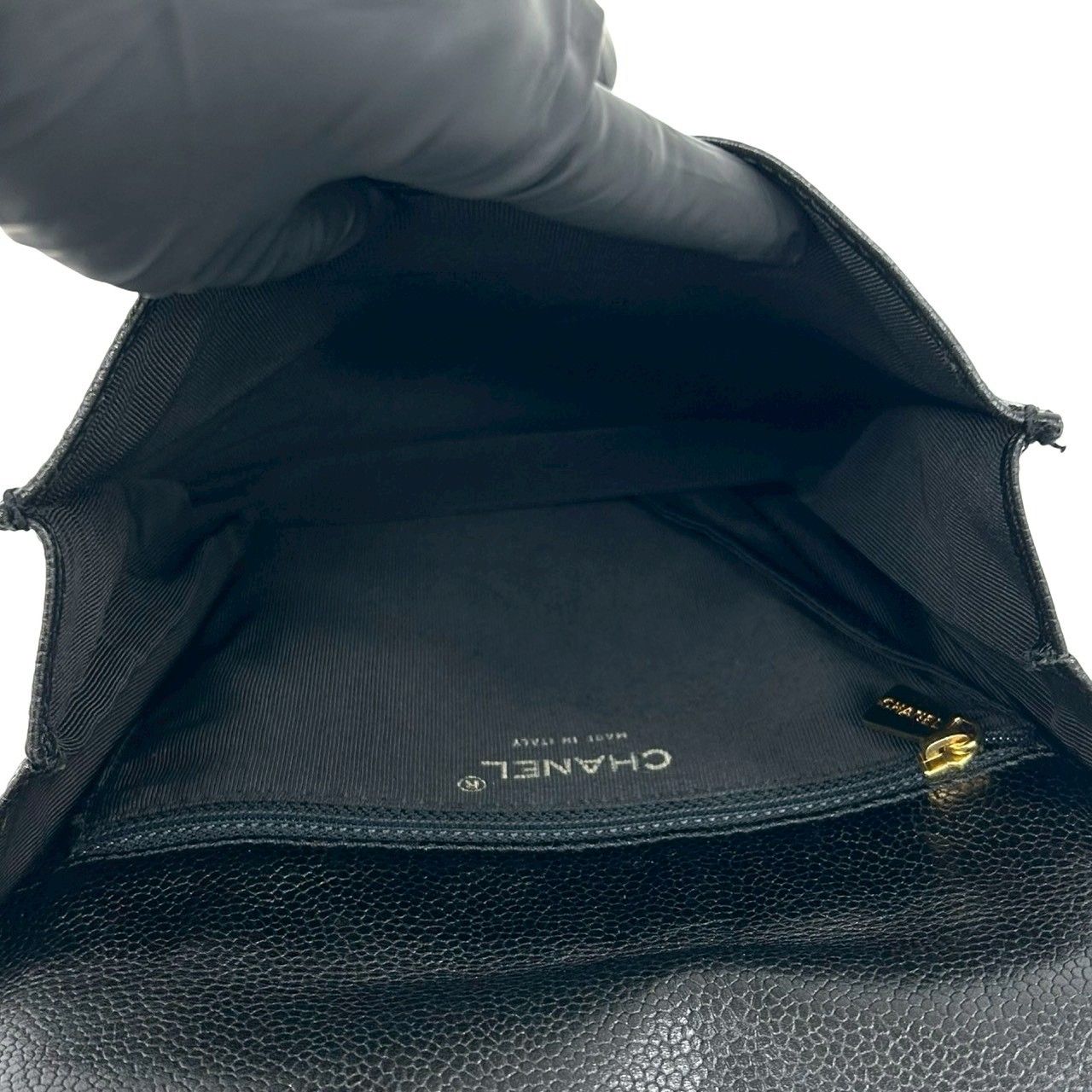 極 美品 カード シール有 5番台 CHANEL シャネル ココマーク キャビア