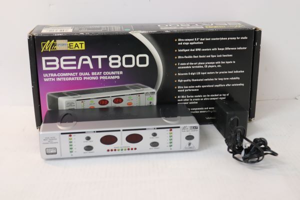 Behringer ベリンガー Beat800 Beat800 DJ用 BPMカウンター フォノプリアンプ /1100