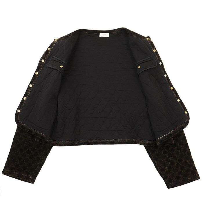 美品】CELINE セリーヌ ベロア セットアップ サイズ 36/S レディース
